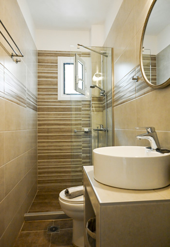 Gina studios - Benitses - renovated bathrooms